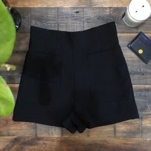 High waisted shorts